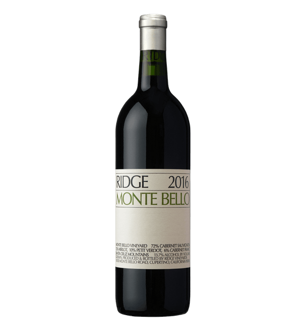 Ridge Vineyards Monte Bello 2016 - Bottle Hero
