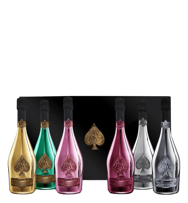 Armand de Brignac La Collection of (Gold, Rose, BdB, BdN, DS, Green) - 6 flasker - Bottle Hero