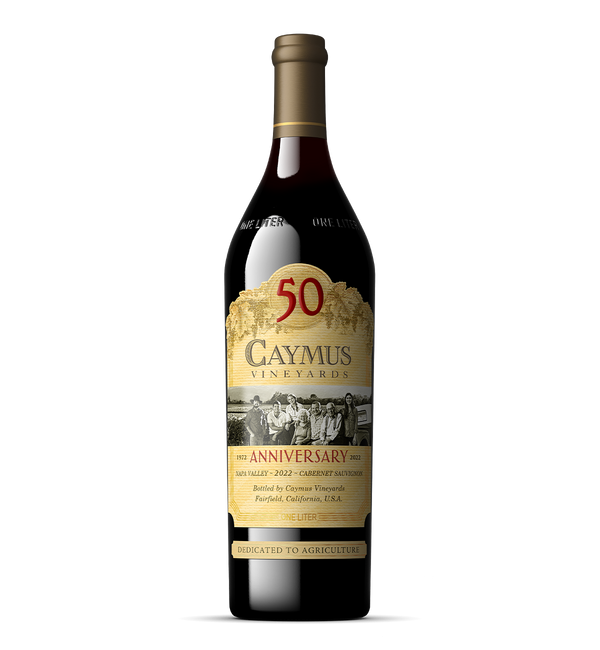 Caymus Vineyards Cabernet Sauvignon Napa Valley 50th Anniversary 2022 100CL - Bottle Hero