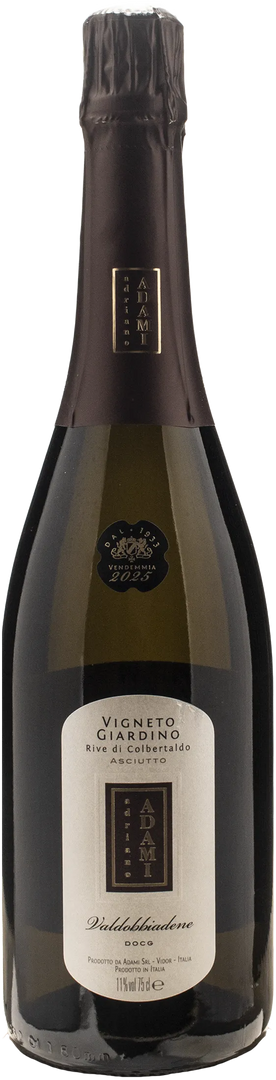 Adami Valdobbiadene Prosecco Vigneto Giardino Rive di Colbertaldo Dry 2025 - Bottle Hero