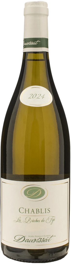 Agnes et Didier Dauvissat Chablis Les Breches de Fye 2024 - Bottle Hero