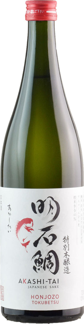 Akashi Tai Tokubetsu Honjozo Sake 0.72L - Bottle Hero