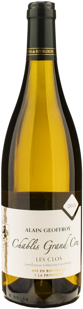 Alain Geoffroy Chablis Grand Cru Les Clos 2021 - Bottle Hero