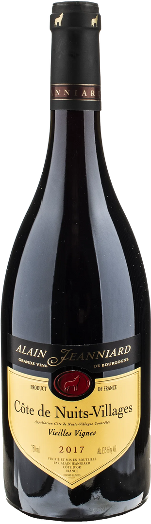 Alain Jeanniard Cote de Nuits Villages Vieillies Vignes 2017 - Bottle Hero
