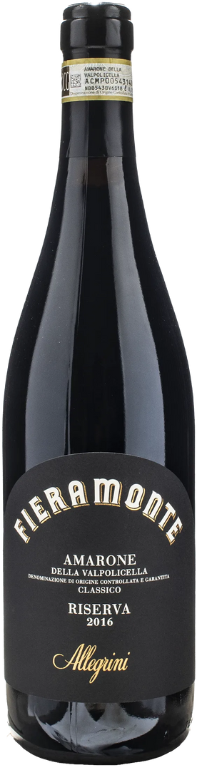 Allegrini Amarone della Valpolicella Classico Fieramonte Riserva 2016 - Bottle Hero