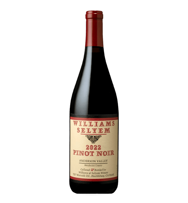 Williams Selyem Anderson Valley Pinot Noir 2022 - Bottle Hero