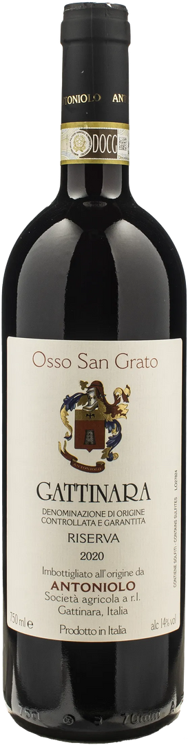 Antoniolo Gattinara Riserva Osso San Grato 2020 - Bottle Hero