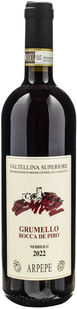 Ar.Pe.Pe Valtellina Superiore Grumello Nebbiolo Rocca de Piro 2022 - Bottle Hero