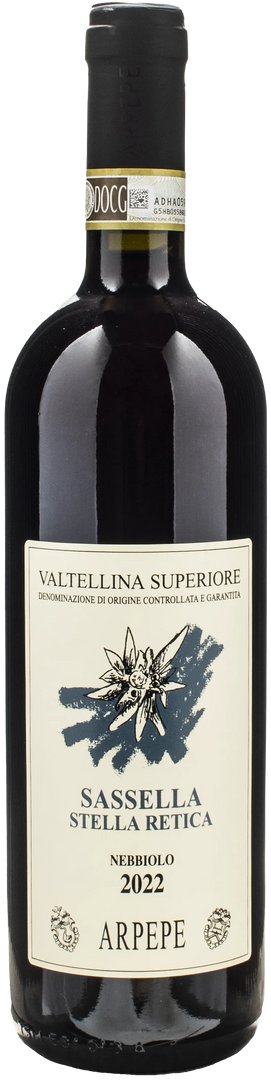 Ar.Pe.Pe Valtellina Superiore Nebbiolo Sassella Stella Retica 2022 - Bottle Hero