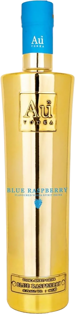 Au Vodka Blue Rasperry 0.7L - Bottle Hero