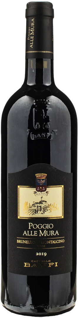 Banfi Brunello di Montalcino Poggio alle Mura 2019 - Bottle Hero