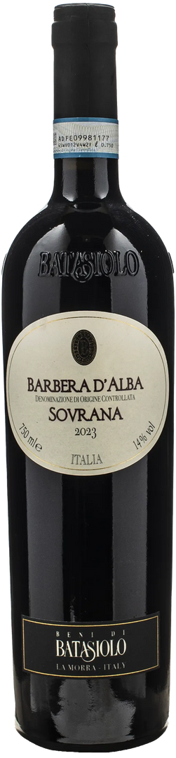 Batasiolo Barbera d'Alba Sovrana 2023 - Bottle Hero