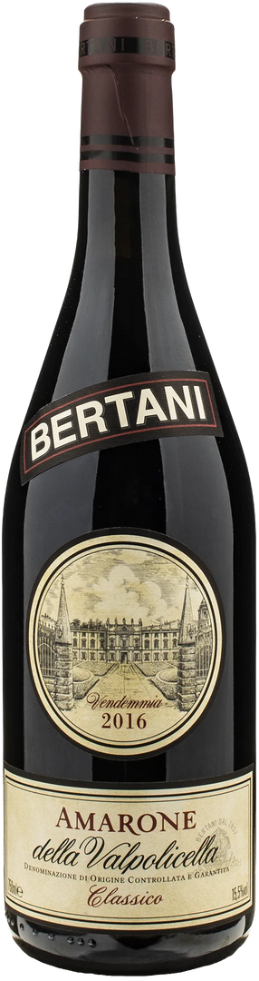 Bertani Amarone della Valpolicella Classico 2016 - Bottle Hero