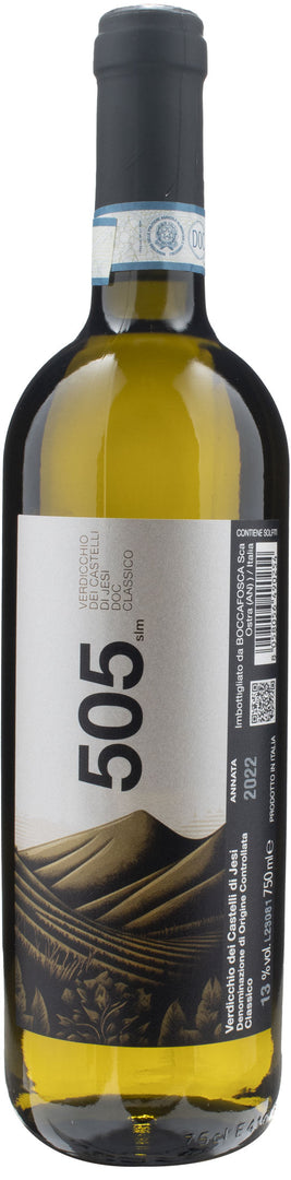 Boccafosca Verdicchio dei Castelli di Jesi Classico 505 slm 2022 - Bottle Hero