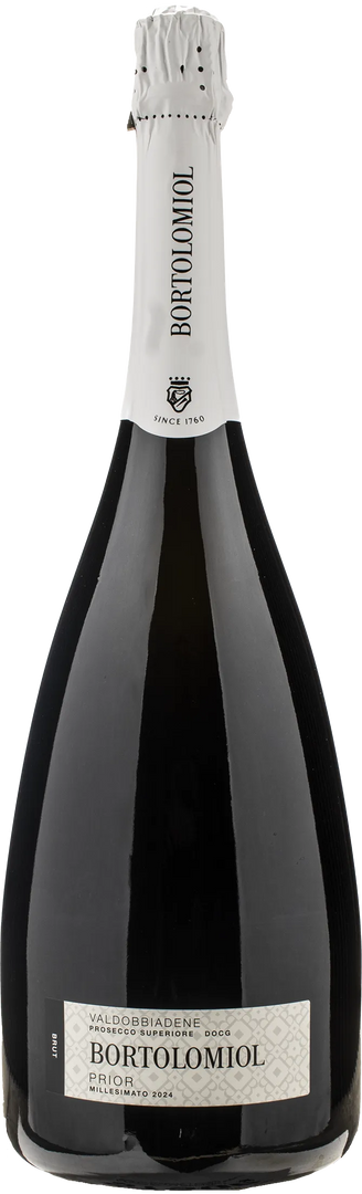 Bortolomiol Valdobbiadene Prosecco Superiore Millesimato Prior Brut Magnum 2024 - Bottle Hero