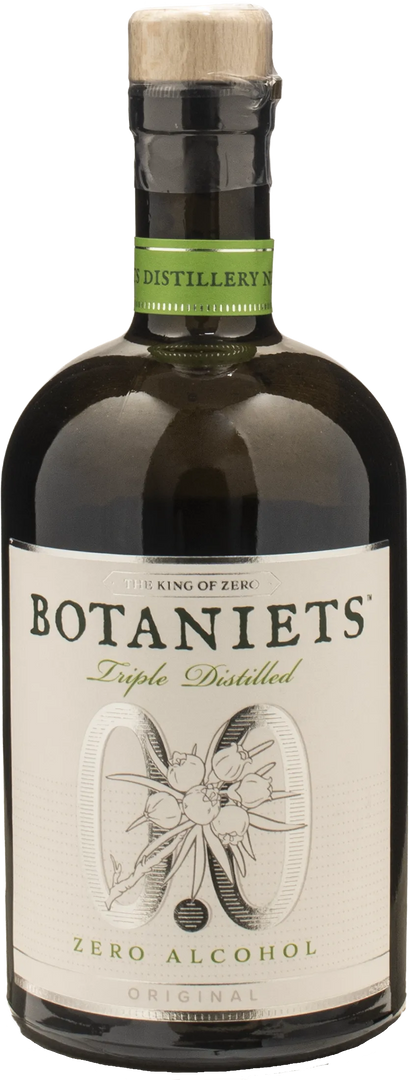 Botaniets Triple Distilled Gin Original Zero Alcohol 0.5L - Bottle Hero