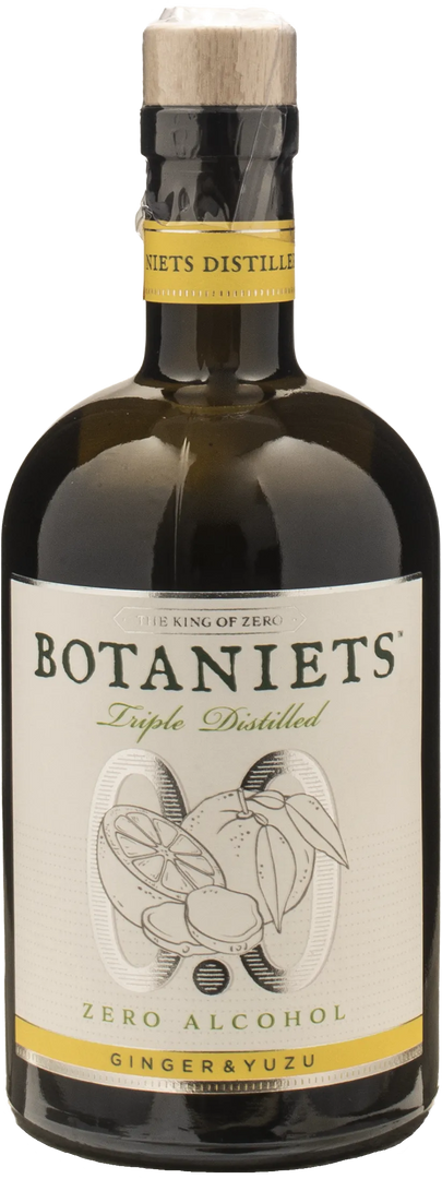 Botaniets Triple Distilled Ginger & Yuzu Zero Alcohol 0.5L - Bottle Hero