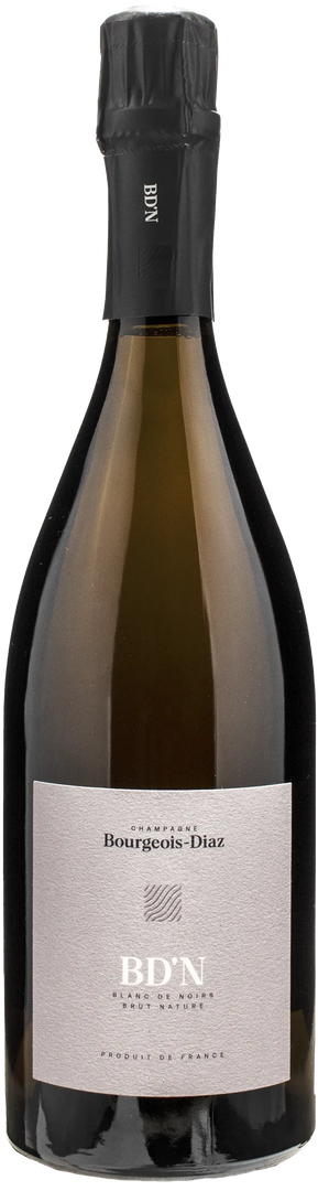 Bourgeois Diaz Champagne BD'N Blanc de Noirs Brut Nature - Bottle Hero