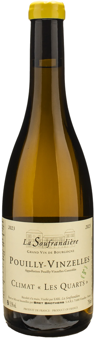 Bret Brothers La Soufrandiere Pouilly Vinzelles Les Quarts 2023 - Bottle Hero