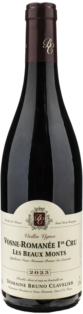 Bruno Clavelier Vosne Romanee 1er Cru Les Beaux Monts 2023 - Bottle Hero
