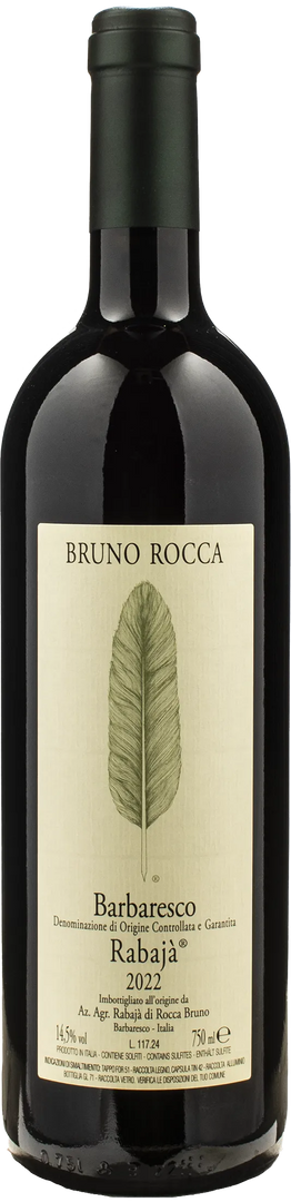 Bruno Rocca Barbaresco Rabaja 2022 - Bottle Hero