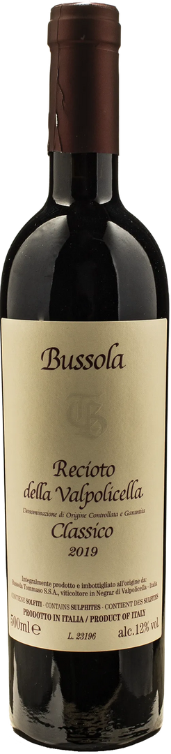 Tommaso Bussola Recioto della Valpolicella Classico 0.5L 2019 - Bottle Hero