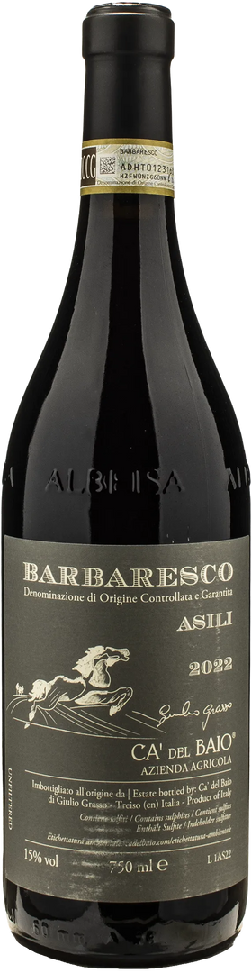 Ca del Baio Barbaresco Asili 2022 - Bottle Hero