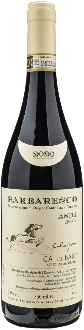 Ca del Baio Barbaresco Asili Riserva 2020 - Bottle Hero