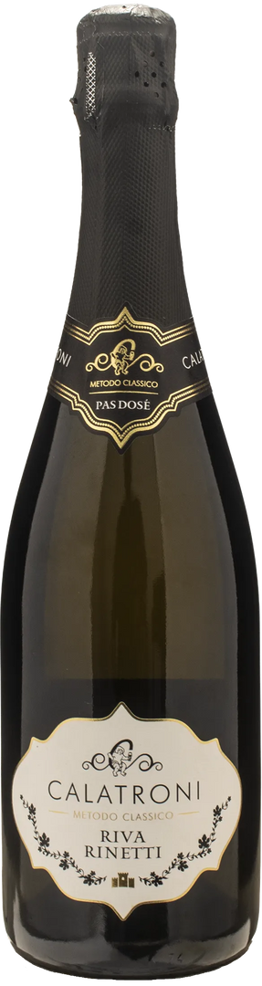 Calatroni Oltrepo Pavese Metodo Classico Pinot Nero Riva Rinetti Pas Dose 2020 - Bottle Hero