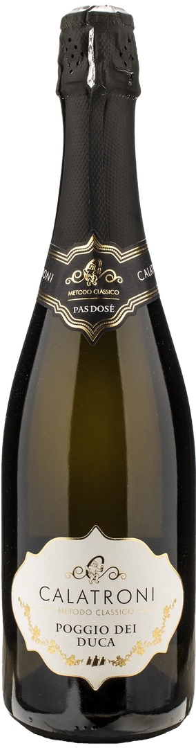 Calatroni Poggio dei Duca Oltrepo Pavese Metodo Classico Pinot Nero Pas Dose 2020 - Bottle Hero