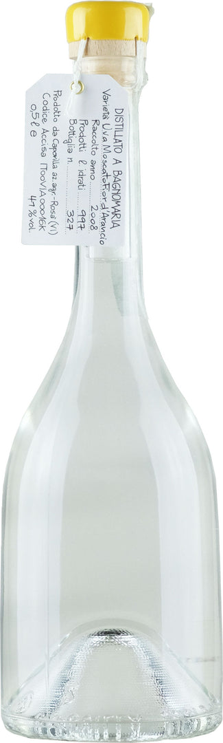 Capovilla Distillato Moscate Grape Fior d'Arancio 0.5L - Bottle Hero