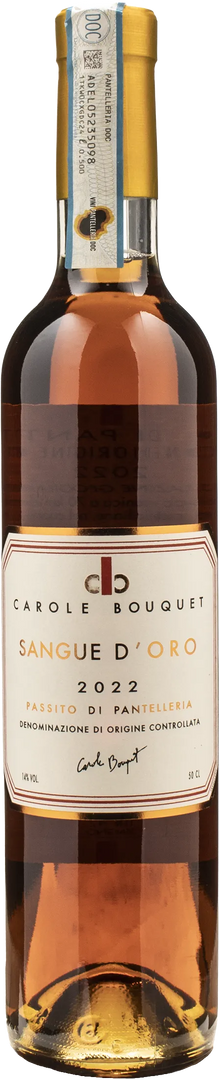Carole Bouquet Sangue d'Oro Passito di Pantelleria 0.5L 2022 - Bottle Hero
