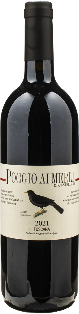 Castellare di Castellina Merlot Poggio ai Merli 2021 - Bottle Hero