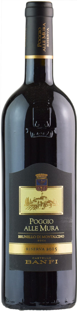Castello Banfi Brunello di Montalcino Poggio alle Mura Riserva 2015 - Bottle Hero