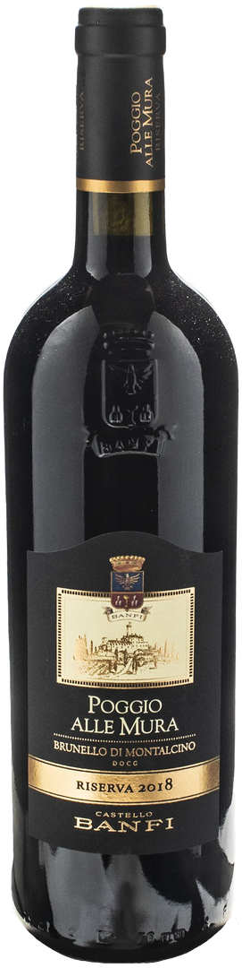 Castello Banfi Brunello di Montalcino Poggio alle Mura Riserva 2018 - Bottle Hero