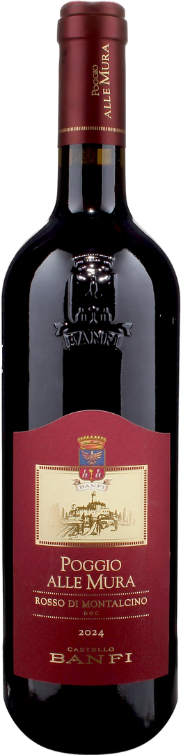 Castello Banfi Rosso di Montalcino Poggio alle Mura 2024 - Bottle Hero