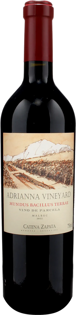 Catena Zapata Adrianna Vineyard Mundus Bacillus Terrae Malbec 2022 - Bottle Hero