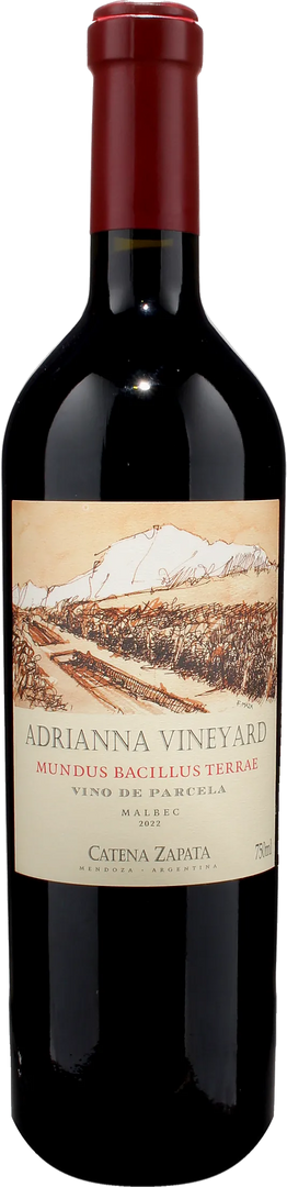 Catena Zapata Adrianna Vineyard Mundus Bacillus Terrae Malbec 2022 - Bottle Hero