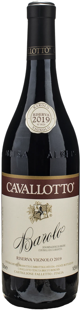 Cavallotto Barolo Riserva Vignolo 2019 - Bottle Hero