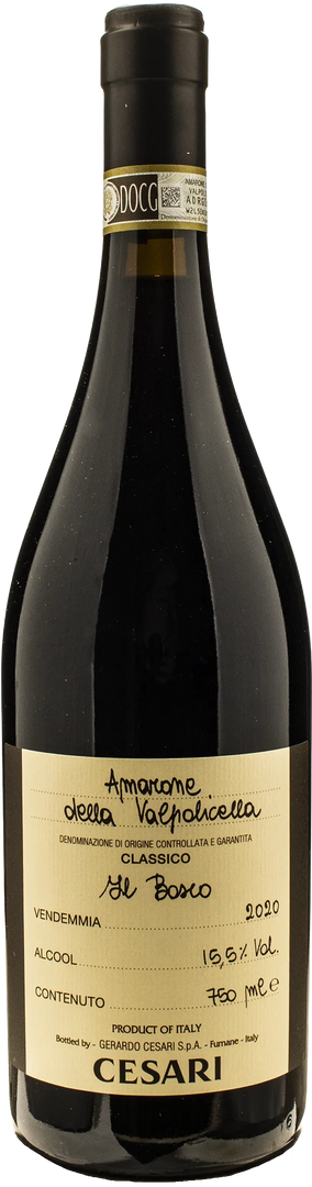 Cesari Amarone della Valpolicella Classico Il Bosco 2020 - Bottle Hero