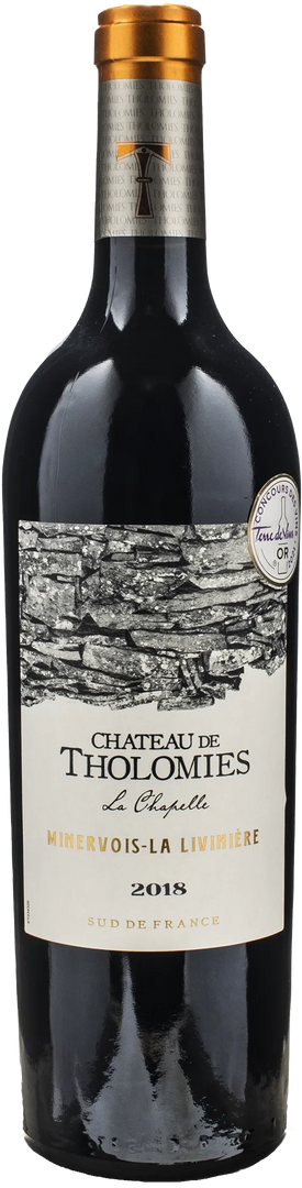 Chateau De Tholomies Le Chapelle Minervois La Liviniere 2018 - Bottle Hero