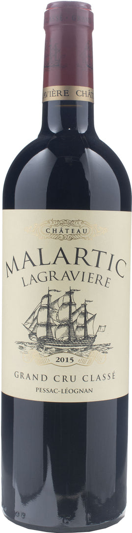 Chateau Malartic Lagraviere Pessac Leognan Grand Cru Classe des Graves Rouge 2015 - Bottle Hero