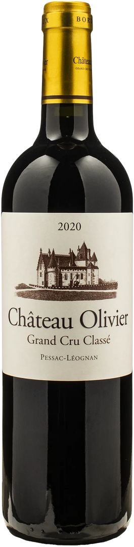 Chateau Olivier Pessac Leognan Gran Cru Classe Rouge 2020 - Bottle Hero
