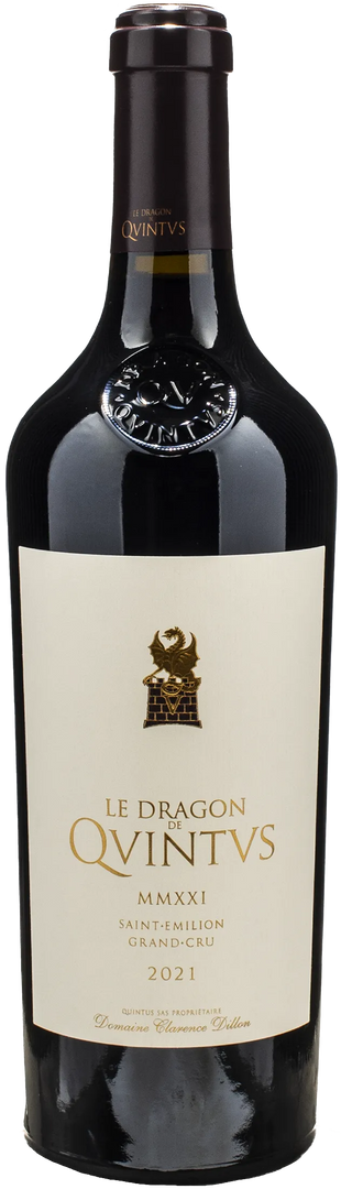 Chateau Quintus Saint Emilion Grand Cru Le Dragon de Quintus 2021 - Bottle Hero