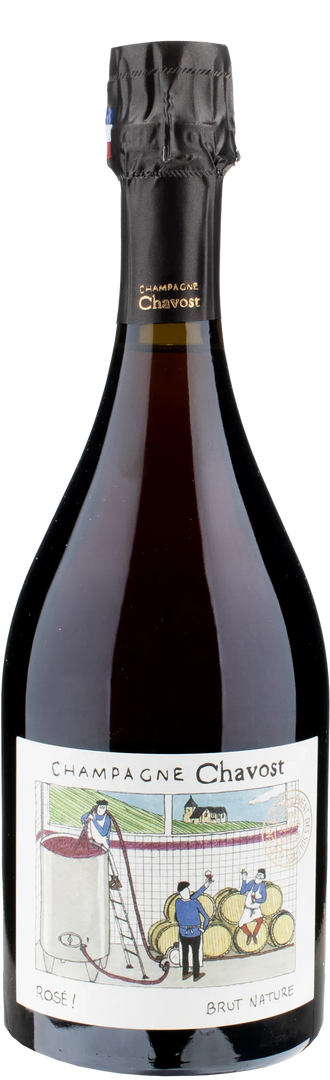 Chavost Champagne Rosè Brut Nature - Bottle Hero