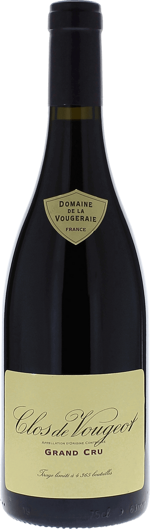 Clos Vougeot Grand Cru Domaine Vougeraie, 2021 - Bottle Hero