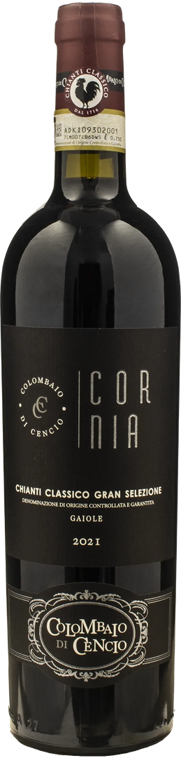 Colombaio di Cencio Chianti Classico Gran Selezione Gaiole Cornia 2021 - Bottle Hero