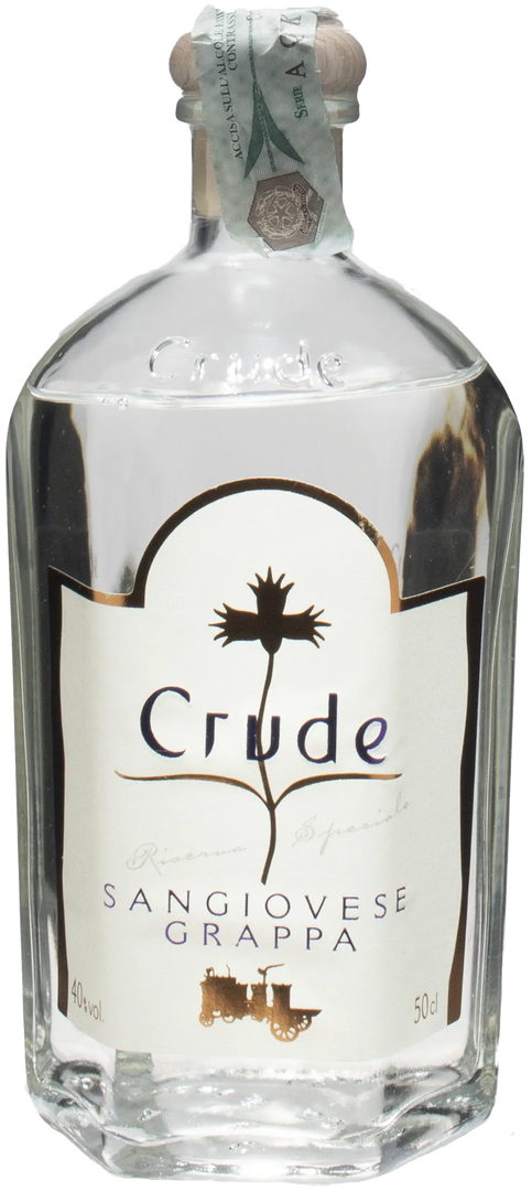 Crude Grappa Sangiovese Riserva Speciale 0.5L - Bottle Hero