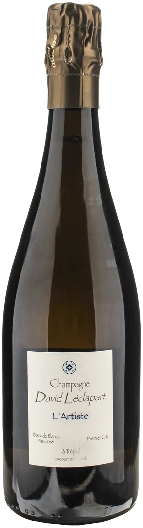 David Leclapart Champagne 1er Cru Blanc de Blancs L'Artiste Pas Dose - Bottle Hero