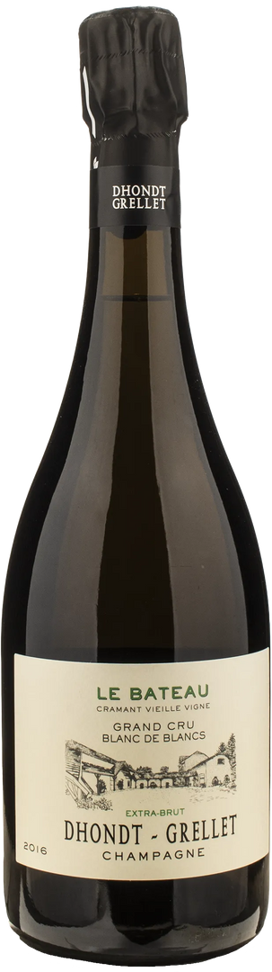 Dhondt Grellet Champagne Grand Cru Blanc de Blancs Extra Brut Le Bateau 2016 - Bottle Hero